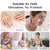 Beetles X Press Gel Nail Kit, Press On Nails Short Almond Kit with 224Pcs French Nail Tips Nail Glue & Remover Builder Top Coat Mini Nail Lamp All-in-One DIY Nail Kit Gift for Women