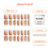 Heyhae Semi Cured Gel Nail Strips Assorted Bundle (4 Pack) | No LED Lamp Needed | Easy Apply & Remove, Salon Quality | Includes Strips, Prep Pads, Nail Files & Wooden Sticks - Everyday Essentials
