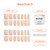 Heyhae Semi Cured Gel Nail Strips Assorted Bundle (4 Pack) | No LED Lamp Needed | Easy Apply & Remove, Salon Quality | Includes Strips, Prep Pads, Nail Files & Wooden Sticks - Everyday Essentials