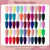 JODSONE Gel Nail Polish Kit 60 PCS with U V Light Soak off Base Top Coat 55 Shine Colors Gel Nail Kit Bright and Dark Brown Wine Red Series Manicure Set for Women and Girls