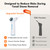 Electric Tonsil Stone Remover Vacuum – 8 Suction Levels with LED Light, Safety Pause Button & Oral Protection | High-Precision Tonsil Stone Removal Kit with 13 Attachments(Gray)