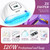 JODSONE Gel Nail Polish Kit with U V Light 32 Colors Gel Polish Set Soak Off Nail Kit Nail Art Salon or Home DIY Manicure Tools Gifts for Women