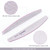 Canvalite 100 PCS Nail File Professional Nail Files Reusable Double Sided Emery Board(100/180 Grit) Nail Styling Tools for Home and Salon Use