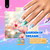 Beetles Cat Eye Gel Nail Polish Set - 36 Colors Red Purple Brown Green Burgundy Magnetic Gel Polish Kit Base Glossy Matte Top Coat Soak Off UV DIY Salon Nail Art Gift for Women