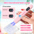 Beetles 3D Gel Nail Art Kit,3 Colors Non-Sticky 3D Sculpting Gel for Nail Art & Nail Lamp, White Clear Pink Builder for Sculpting Extension,Molding Hard Gels & 3D Mold for DIY Nails,Beginner Friendly