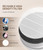 MelodySusie Compact Nail Dust Collector with Lightweight Design,Hpro 3800RPM Portable Nail Vacuum Fan with 3 Suction Modes,Reusable Filter & Easy-Control for Beginners,Nail Students & Home Use,White