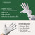 4 Pairs Cottonnerie Organic Cotton Gloves for Dry Hands Sleeping, Moisturizing Gloves Overnight, Hand Moisturizer Gloves, Moisture Gloves for Dry Hands Overnight, Sleeping Gloves, Large
