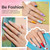 modelones 32 PCS Gel Nail Polish Set, 28 Colors Summer Gel Polish with No Wipe Base Coat, Glitter & Glossy & Matte Top Coat Red Nude Purple Green Soak Off LED Nail Art Kit Salon at Home
