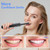 Electric Tooth Polisher, Plaque Remover for Teeth Whitening, Teeth Polishing Kits 4 Speed Modes，Rechargeable Dental Polisher for Cleaning, Waterproof Tooth Polish Tools with 5 Brush Heads& LED Light