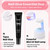 Beetles Tipex Instant Apex Nail Tips Kit with Dehydrator & Primer, Medium Stiletto, 224PCS 16 Sizes, Reinforced Apex for Strong Long-Lasting Wear, 20g Solid Nail Glue, Mini UV Lamp, Base & Top Coat