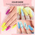 53PCS Gel Nail Polish Kit with U V light and Drill Starter Kit, 35 Colors Gel Polish Set 5pcs Top Base Coat All season Fashion Popular Colors Gel Manicure Kit Gifts for Women