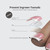 BTArtboxnails XCOATTIPS Toe Nail Tips - Lamp-Curable Sharp Square Cat Eye Press On Toenails for Women, 150 Soak Off Glitter Toe Nail Extensions in 15 Sizes, Builder Gel & Top Coat Required