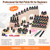 VANREESA Gel Nail Polish Kit with U V Light 74 Pcs Gel Polish Nail Set 56 All Seasons Colors Nail Polish Set + Base and 4 Effects Top Coat with Manicure Tools Complete Nail Kit Gifts for Women