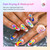 SAVILAND Nail Art Pens Set: 48 Colors Quick-Drying 3D Nail Polish Pens Acrylic Paint Markers for Nail Art Painting Drawing Liner Brush Dotting Tools Kit for Home DIY & Salon Manicure