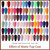 JODSONE 100 PCS (5 ml each) Gel Nail Polish Kit No Wipe Soak off Base Coat and Matte Glossy Top Coat Gel Polish Collections Gifts for Manicure Lovers