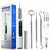 【5 Modes + LED Light】 Home Teeth Whitening Tool-Dental Plaque Remover Kit, Tartar Scraper Dental Cleaning Kit,USB Rechargeable - Includes 4 Replacement Tips,Personal Portable Dental Care Tool