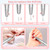 MOCOWIND Portable Nail Drill Professional 35000 RPM, Rechargeable Electric Nail File Machine Cordless E-File for Acrylic Gel Polishing Removing with Bits Kit for Manicure Salon Home, Pink