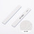 100 Count 80/80 Grit Rectangle Nail Files Reusable Coarse Nail File Double Sided Emery Boards Manicure Tools for Acrylic Nails