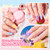 Beetles Jelly Gel Nail Polish Set - Spring Pudding 20 Colors Pastel Gel Polish Kit Jelly Pink Purple Red Blue Green Glitter Silver Cat Eye Base Glossy Matte Top Coat Home Salon Summer Gifts for Women