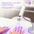 SAVILAND UV Light for Gel Nails with Magnetic Stand, 10s Flash Cure Cordless UV LED Nail Lamp, Rechargeable Handheld Mini Nail Light, Portable Gel Nail Dryer with Timer for Home DIY Salon