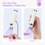 SAVILAND UV Light for Gel Nails with Magnetic Stand, 10s Flash Cure Cordless UV LED Nail Lamp, Rechargeable Handheld Mini Nail Light, Portable Gel Nail Dryer with Timer for Home DIY Salon