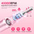 HELIVIVE Professional Electric Nail Drill 45000RPM (Portable & Rechargeable) (with 11 Drill Bits ) Cordless Nail File Machine for Shaping, Polishing & Removing Gel Nails for Salon Home (Pink)