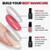LONDONTOWN kur Gel Genius Gel-Like Set, Top Coat & Base Coat Set For Long Lasting Manicure