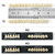 112 Pcs Dental Acrylic Resin Denture False Teeth Shade A3 T8, 4 Sets Synthetic Polymer Resin Fake Teeth for Replacement, Halloween, DIY (28pcs/set)