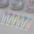 Yokefellow GleamTap Cushion Holographic Aurora Chrome Nail Powder -Holo Nail Art Glitter Decoration Manicure Pigment for Nail Salon(GTKIT-01)