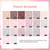 Beetles Dip Powder Nail Kit,20 Colors Brown Nude Pink Purple Gray Clear Glitter Nail Dipping Powder with Electric Nail Drill Dip Powder Liquid Set for Nail Art Summer Manicure Peach Brownie Collection