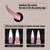 NOVO OVO Halloween XXL Curved Stiletto Almond French Tip Nail Tips, Soft Gel Extra Thick Long Acrylic Hawk Curve Fake Extension, Need Builder Gel & Top Coat, Full Cover Press on DIY 12 Sizes 240 pcs