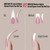 NOVO OVO Halloween XXL Curved Stiletto Almond French Tip Nail Tips, Soft Gel Extra Thick Long Acrylic Hawk Curve Fake Extension, Need Builder Gel & Top Coat, Full Cover Press on DIY 12 Sizes 240 pcs