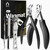 5 in 1 Professional Toenail Clippers for Thinck & Ingrown Nails, Upgraded Podiatrist Toe Nail Clippers for Men, Sharp Blade Nail Cutter Set, Wanmat
