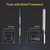 5 in 1 Professional Toenail Clippers for Thinck & Ingrown Nails, Upgraded Podiatrist Toe Nail Clippers for Men, Sharp Blade Nail Cutter Set, Wanmat