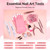 MelodySusie Gel Nail Polish Kit with UV Light P-PLUS30F- Popular Color Gel with Builder and Baser &Glossy Top Coat Soak Off Includes Nail Art Tools Nail Art Gift for Women & Girls
