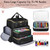 YOREPEK Extra Large Nail Polish Organizer Case Holds 96 to 100+ Bottles (15ml/0.5 fl.oz) UV lamp, Gel Polish Travel Case Bag with 2 Removable Pouches Fits Nail Supplies, Manicurist Nail Tech Gifts