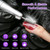 PYRYSA Cordless Nail Drill, Electric Nail File Machine for Acrylic Gel Polish & Dip Powder, Rechargeable Portable Manicure Pedicure Kit, 9 Speeds, LED Display, Low Noise Tool for Home & Salon, Silver