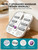 ALLJOY Collapsible Foot Spa with Heat, Pedicure Foot Bath with Bubbles & 6 Rollers, UL-Listed Rapid PTC Heating Foot Soaking Tub for Stress Relief, Relaxation Gift for Women & Men, Nurses & Teachers