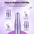 JOSGLOI Electric Nail Drill Professional: 40000RPM Electric Nail File Kit E File Nail Drill Machine with LCD Display for Acrylic Gel Nail, Manicure Pedicure Polishing Nail Grinder for Salon Home Use