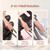 Beetles Hard Gel Kit HEMA-FREE,Mocha Glow 3 Colors Clear Nude Glitter Sculpted Gel,Medium Square Nail Tips& Nail Forms,for Extension Sculpting Building UV Nails,Nude Builder Gels for Salon Pros