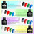 VANREESA 73 Pcs Gel Nail Polish Kit with U V Light and Nail Drill Kit 35 All Seasons Colors Nail Polish Set with Base Coat & 4 Effects Top Coat Gel Polish Nail Set Complete Nail Kit Gifts for Women
