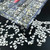 HUETFAT 14 Shaped Clear Nail Rhinestones for Art +6 Size Round Flatback Nails-Silver Charms with Wax Pen