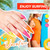Peacecolor 83Pcs Gel Nail Polish Kit with U V Light and Drill, 56 Colors All Seasons Soak Off Gel Polish Set Cat Eye Gel with Matte/Glossy Glitter Base Top Coat Manicure Nail Kit Gifts for Women Girls