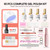 Peacecolor 83Pcs Gel Nail Polish Kit with U V Light and Drill, 56 Colors All Seasons Soak Off Gel Polish Set Cat Eye Gel with Matte/Glossy Glitter Base Top Coat Manicure Nail Kit Gifts for Women Girls