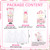 VISCOO 45 Sets Baby Shower Hand Cream and Lip Balm Gifts, Baby Shower Party Favors for Guests, Hand Cream Set for Bridal Wedding Thank You Gifts with Card Organza Bag, Travel Size (Girl)