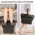 Beinilai Collapsible Foot Spa,Foot Bath with Heat and Massage and Bubble Jets,Foot Soak Tub with Six Non Motorized Rollers,Acupressure Massage Points,Red Light and Removable Pumice Stone