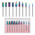 Makartt Nail Drill Bits Set:10Pcs Dimond Tungsten Carbide Nails Bits,3/32 Inch for Acrylic Gel Nails Cuticle Tools,Remove Acrylic Poly Nail Gel Nail Polish B-36,Bit Kit Manicure Pedicure Home Salon