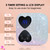 UV LED Nail Lamp Cordless, HUITINE 80W Rechargeable UV Light for Gel Nails, Professional Gel Light Dryer with 5 Timers & Mirror Base, Sparkling Rhinestones Diamond Curing Lamp for Salon & Home