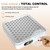 Nail Dust Collector | 1000PA Cordless Nail Dust Collector Nail Tech | 10 Speed Levels | Low Noise & Strong Suction | Reusable Filter, 10 Pads + Nail Dust Brush | for Acrylic Nails, Salon & Home-White