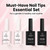 Beetles Tipex Lite Kit with Nail Prep Dehydrator & Primer, Medium Stiletto, 256PCS 16 Sizes, Mini UV Lamp, 20g Solid Glue, Base & Top Coat, All-in-one DIY Starter Kit